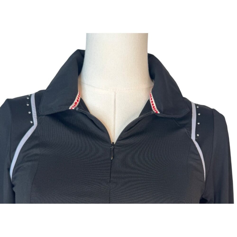 2/$30 NWT Large Swingdish Black Golf Polo 3/4 Sleeve - Picture 6 of 16